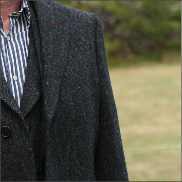 Charcoal harris tweed discount jacket