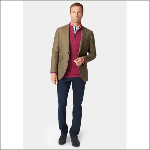 Brook Taverner Breedon Pure New Wool Check Jacket