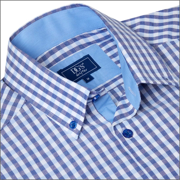 Dg's Blue Multi Check SS Shirt*.