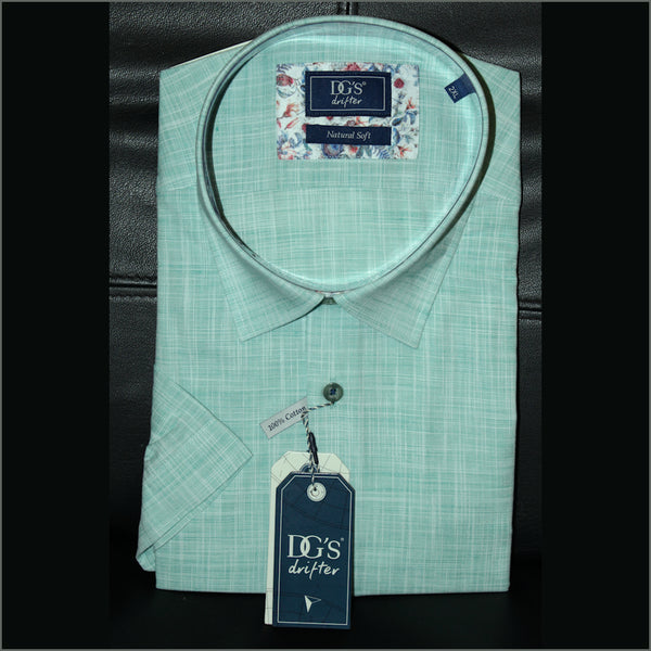 Dg's Green Woven SS Shirt*