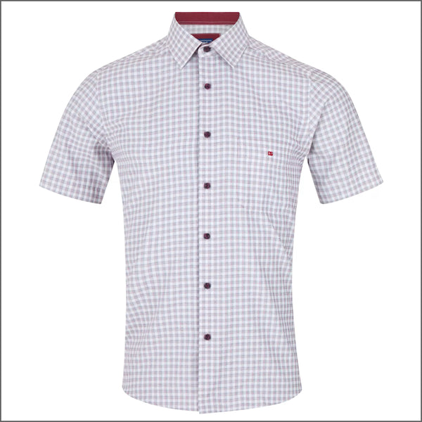 Dg's Pink Multi Check SS Shirtº