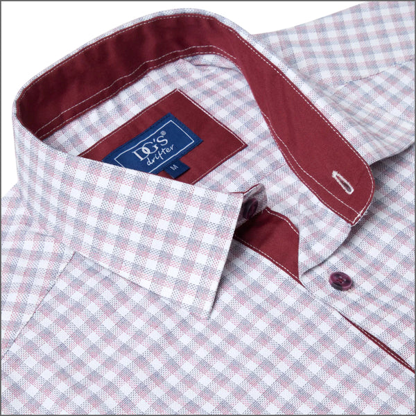 Dg's Pink Multi Check SS Shirtº