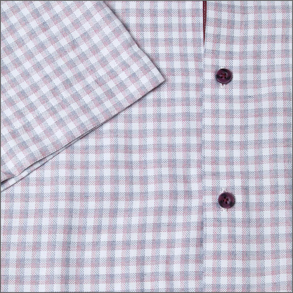 Dg's Pink Multi Check SS Shirtº
