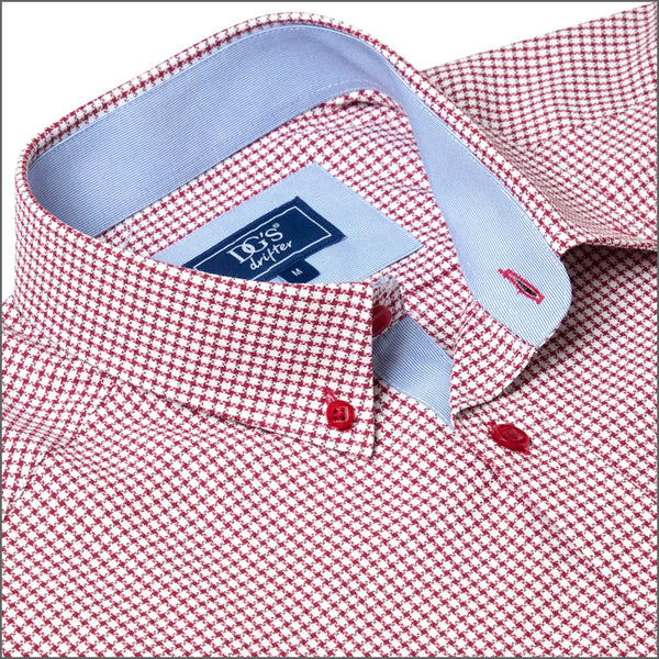 Dg's Red Check Short sleeve Shirt=