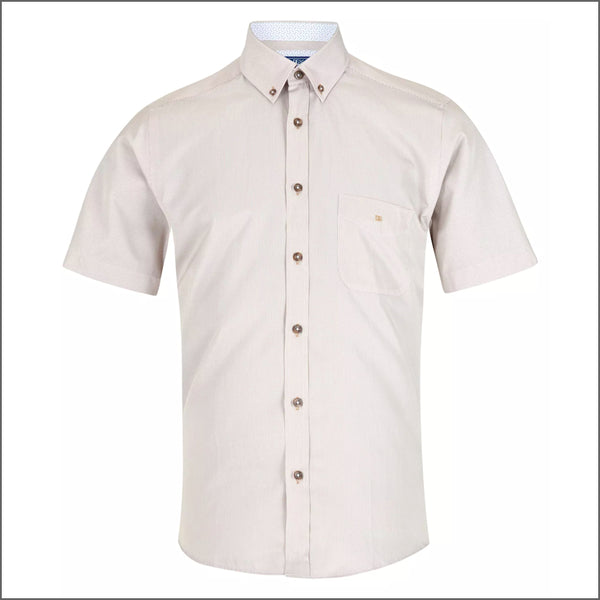 Dg's Beige Stripe Short sleeve Shirt=
