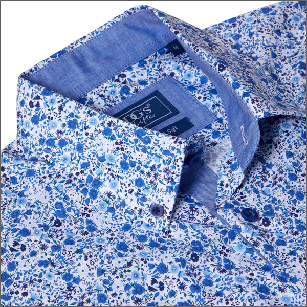 Dg's Blue & White Pattern Shirt SSº