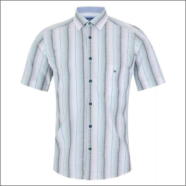 Dg's Light Green Stripe Shirt SSº