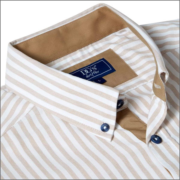 Dg's Brown & White Stripe Shirt SSº