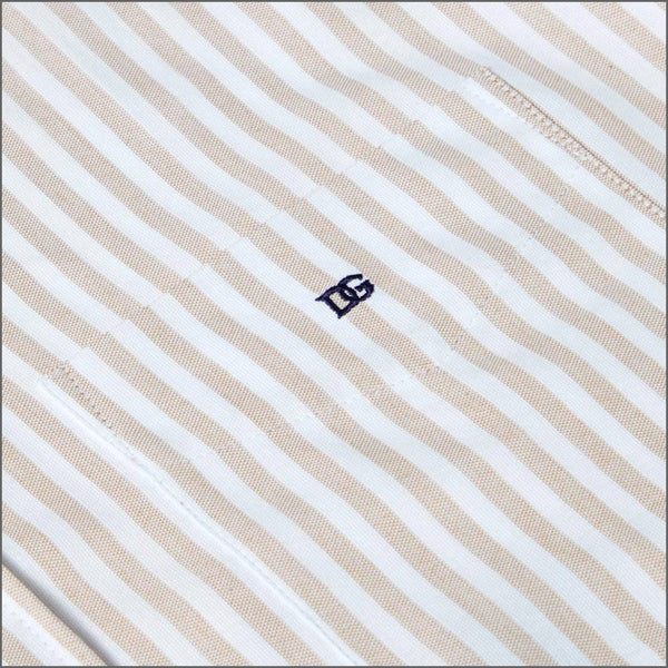 Dg's Brown & White Stripe Shirt SSº