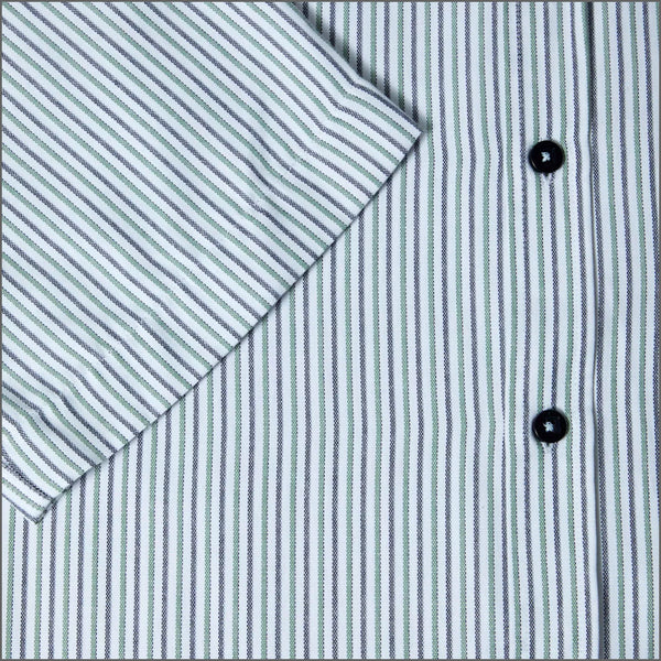 Dg's Green & White Stripe Shirt SSº