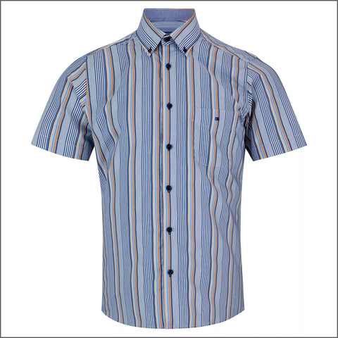 Dg's Dark Blue Stripe Shirt SS*