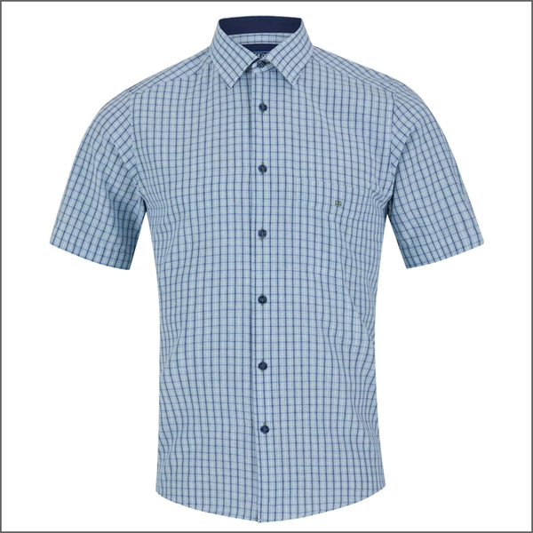 Dg's Green Multi Check SS Shirt*