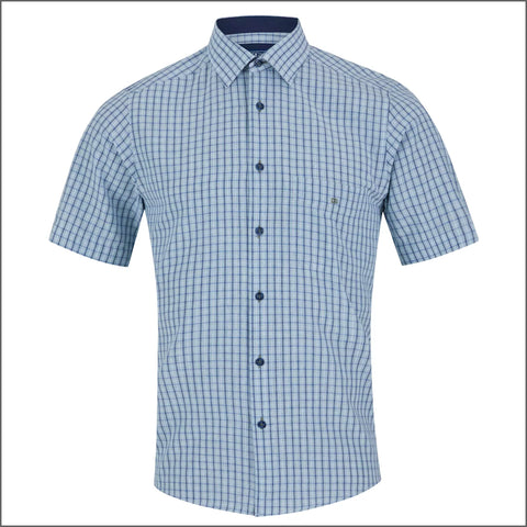 Dg's Green Multi Check SS Shirt*