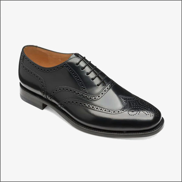 Loake 202 Black Full Brogue Shoeº