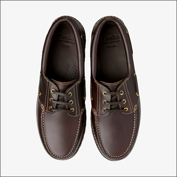 Loake 523 Dark Brown Waxy Leather~