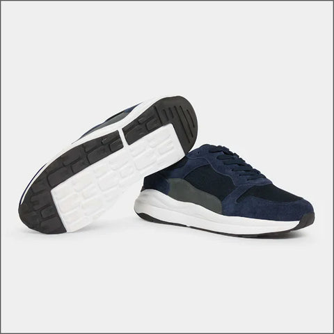 Remus Uomo Albi In Navy Suede Trainerª