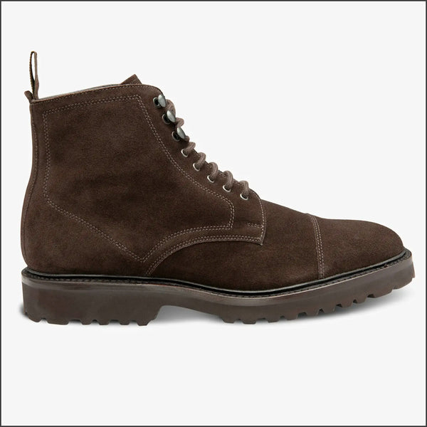 Loake Aquarius Dark Brown Suede Boot~~