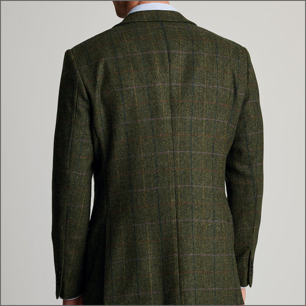 Brook Taverner Aston Green Check British Wool Jacket*