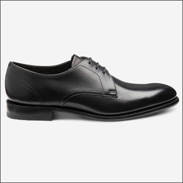 Loake Atherton Black Calf Leather Shoe'