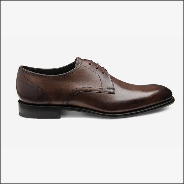Loake Atherton Dark Brown Calf Leather shoe'