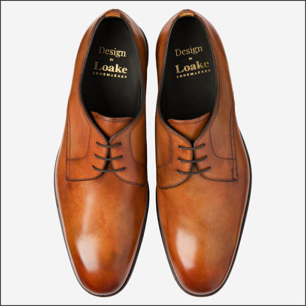 Loake Atherton Tan Calf Leather Shoe Size 12 Only*