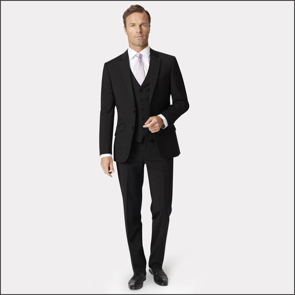 Brook Taverner Avalino Black 2 Piece Suit*