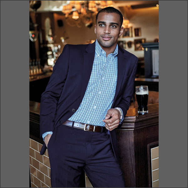 Brook Taverner Avalino Mid Blue Suit*