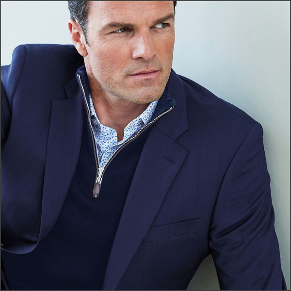 Brook Taverner Avalino Mid Blue Suit*
