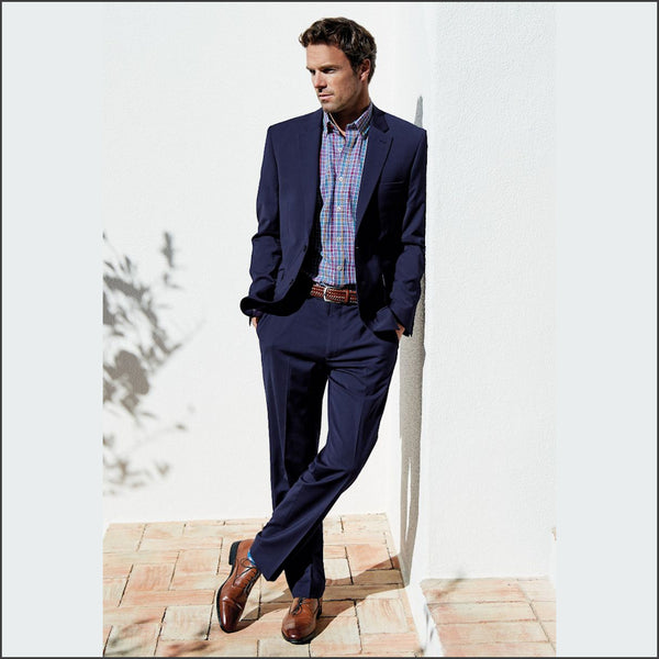 Brook Taverner Avalino Mid Blue Suit*