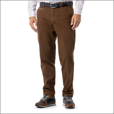 Gurteen Baldock Spice Pick And Pick Stretch Cotton Chino Trouser,