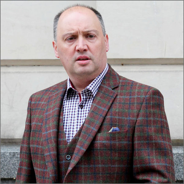 Scott Brick Pure Wool Check Jacket<>