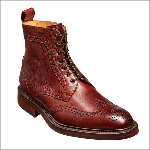 Barker Calder Cherry Grain Chukka Boot.