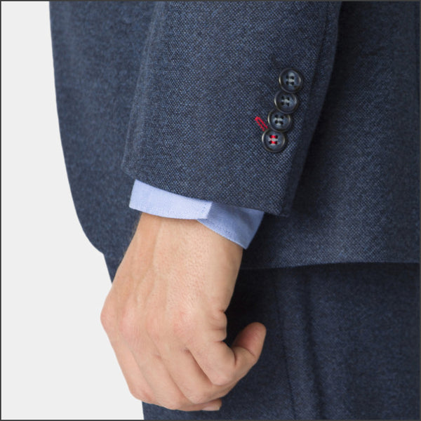 Brook Taverner Clifford Navy Donegal Wool Suit - Waistcoat Optional*