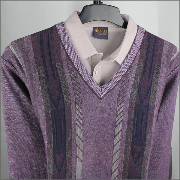 DG's Lilac Pattern V Neckº
