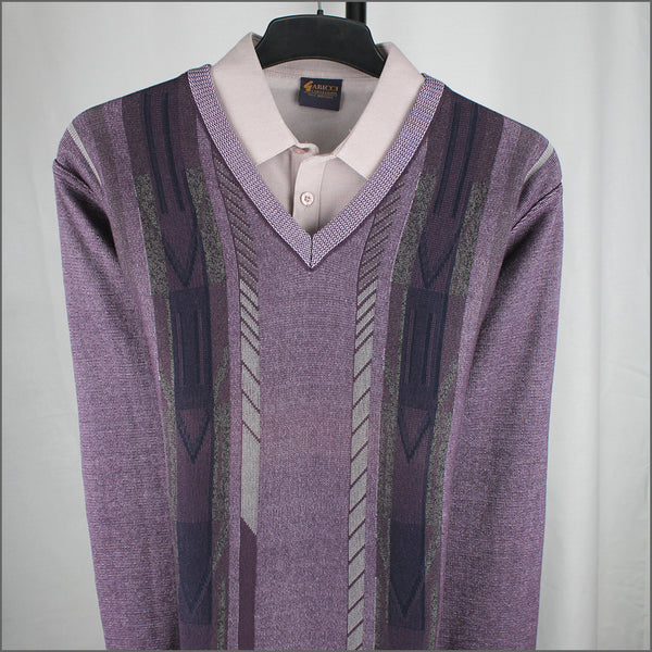 DG's Lilac Pattern V Neckº