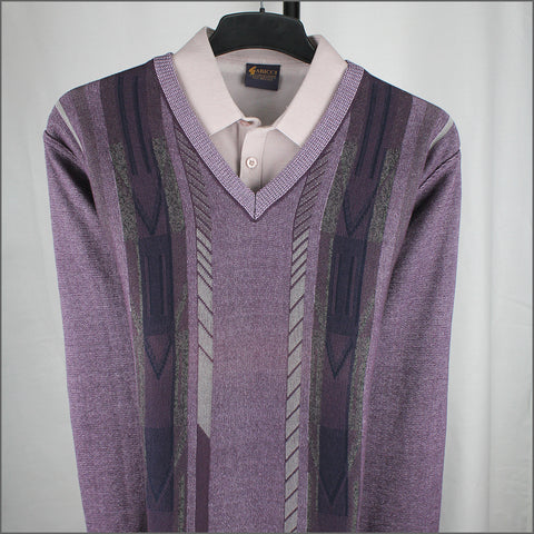 DG's Lilac Pattern V Neckº