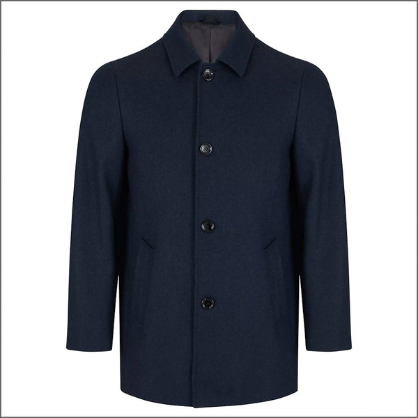 Daniel Grahame Dark Blue Bales Tailored Coat~