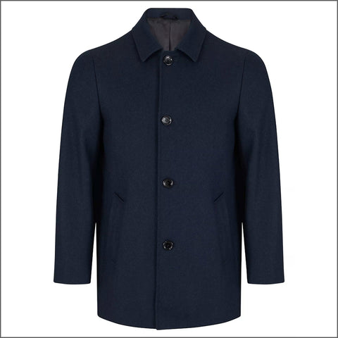 Daniel Grahame Dark Blue Bales Tailored Coat~