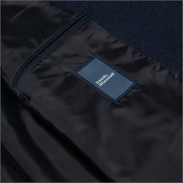 Daniel Grahame Dark Blue Bales Tailored Coat~