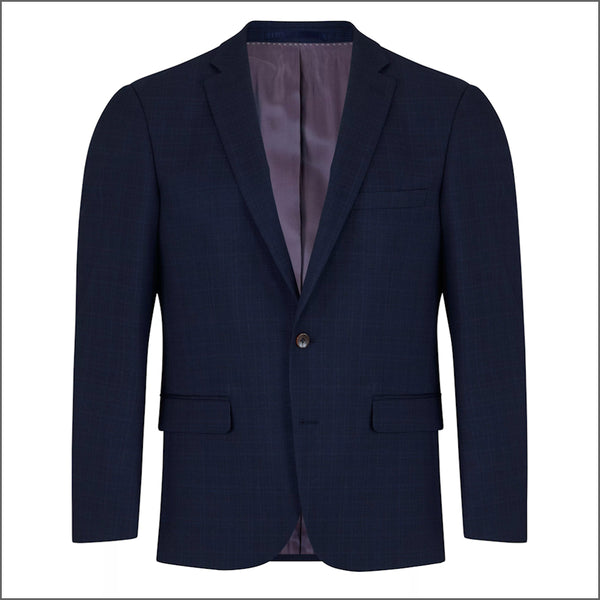 Daniel Grahame Navy checked Damon Jacket~