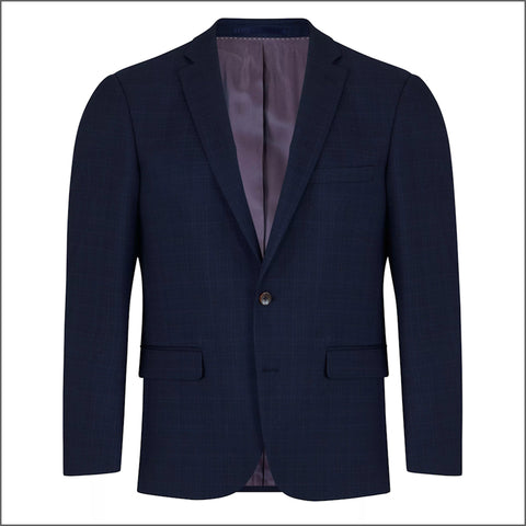 Daniel Grahame Navy checked Damon Jacket~