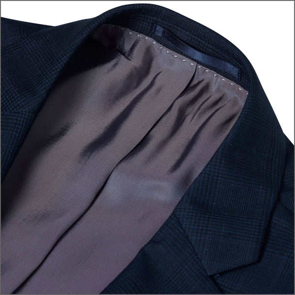 Daniel Grahame Navy checked Damon Jacket~