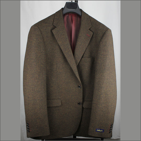 Wellington Dark Brown Herringbone Jacket*