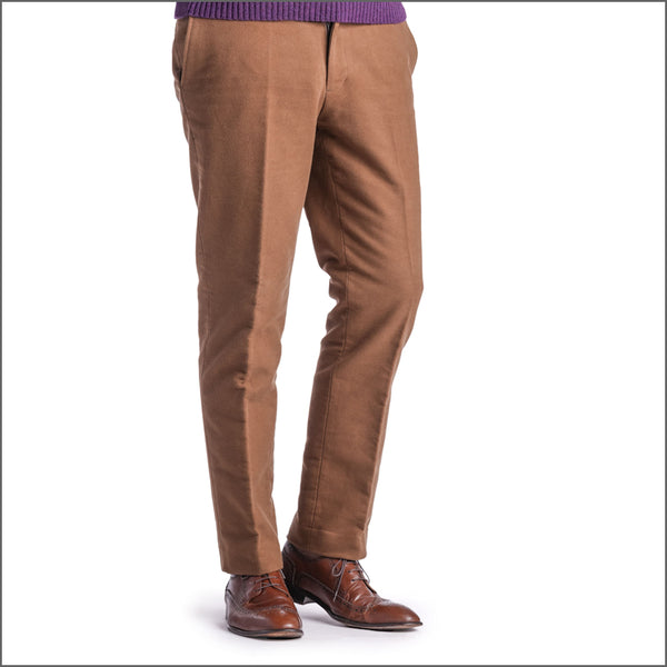Gurteen Epsom Moleskin Camel Trouser*