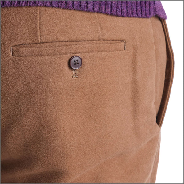 Gurteen Epsom Moleskin Camel Trouser*
