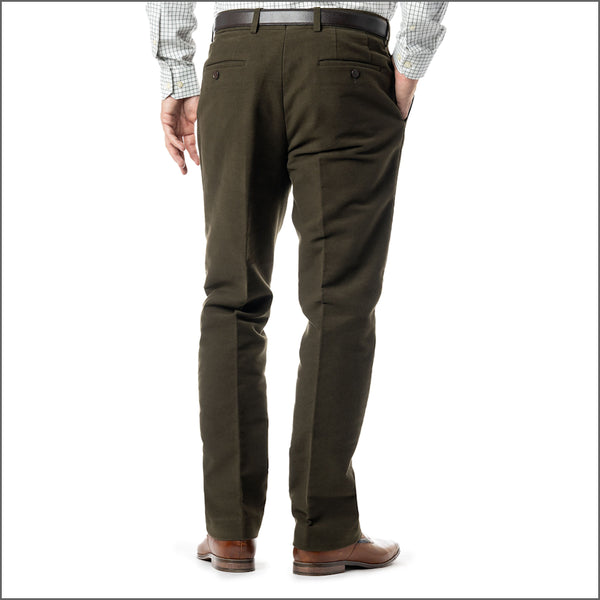 Gurteen Epsom Moleskin Olive Trouser*