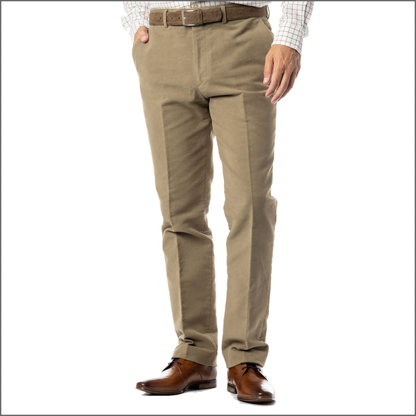 Gurteen Epsom Moleskin Thyme Trouser*