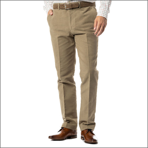 Gurteen Epsom Moleskin Thyme Trouser*