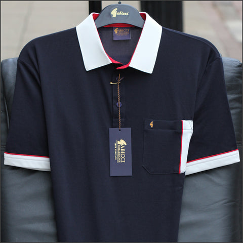 Gabicci X09 Navy Pattern T Shirt~