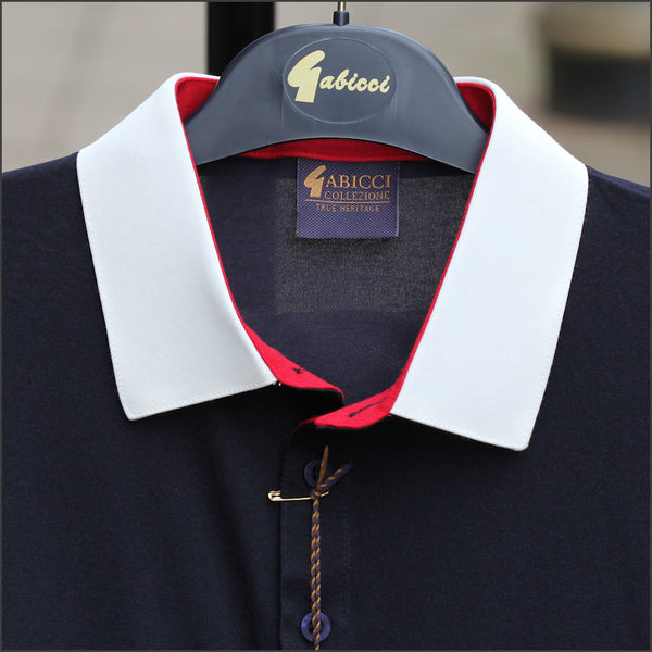 Gabicci X09 Navy Pattern T Shirt~